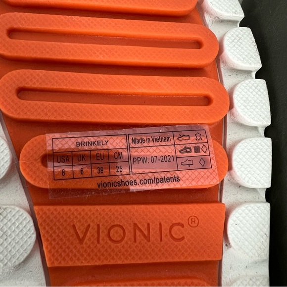 VIONIC Brinkely Side Zip Leather Sneaker Bootie Olive Green Camo Size 8 - Picture 6 of 8